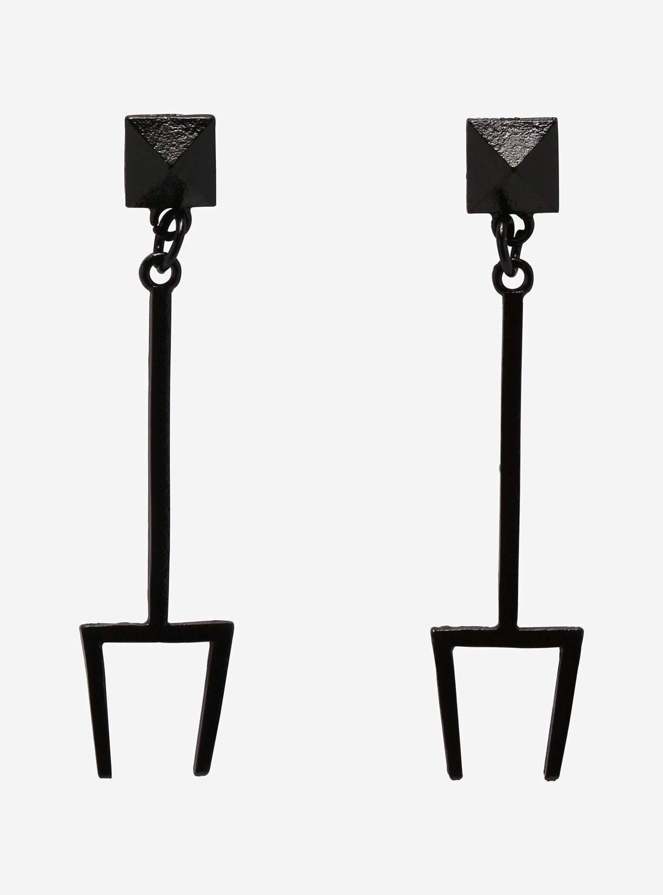 Lore Olympus Hades Stud Drop Earrings, , hi-res