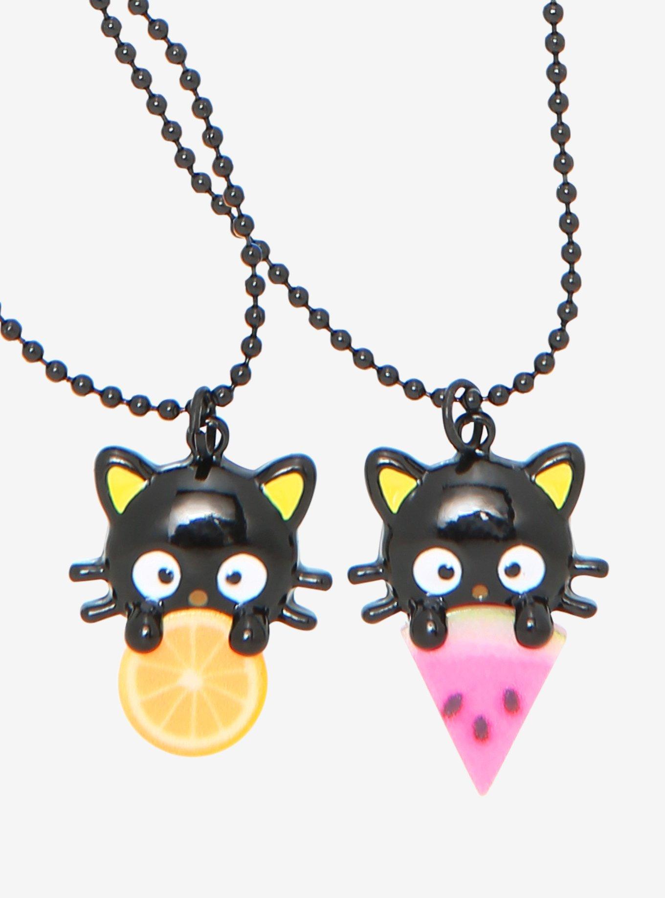 Chococat Peeking Fruit Best Friend Necklace Set, , hi-res