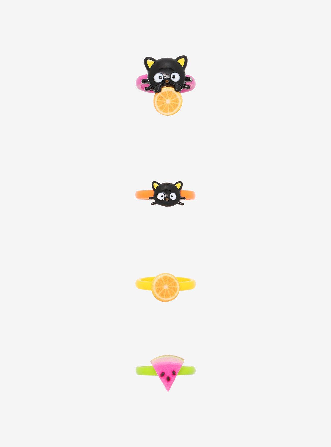 Chococat Fruit Charms Ring Set, , hi-res
