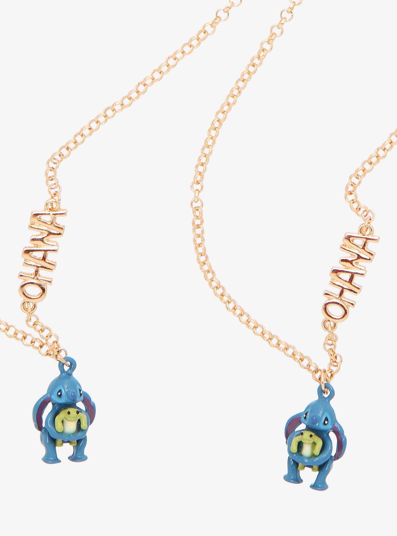 Disney Lilo & Stitch Ohana Best Friend Necklace Set, , hi-res