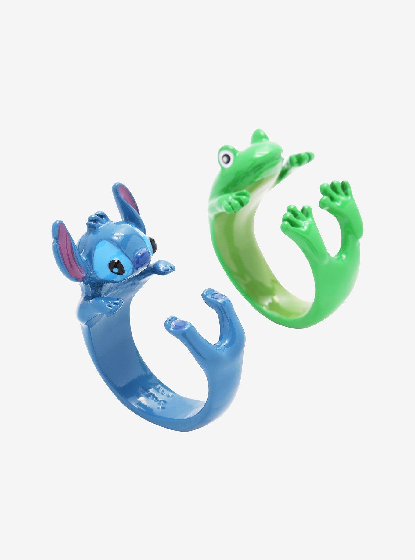 Disney Stitch Ring for Women Adjustable Opening Finger Ring Bride