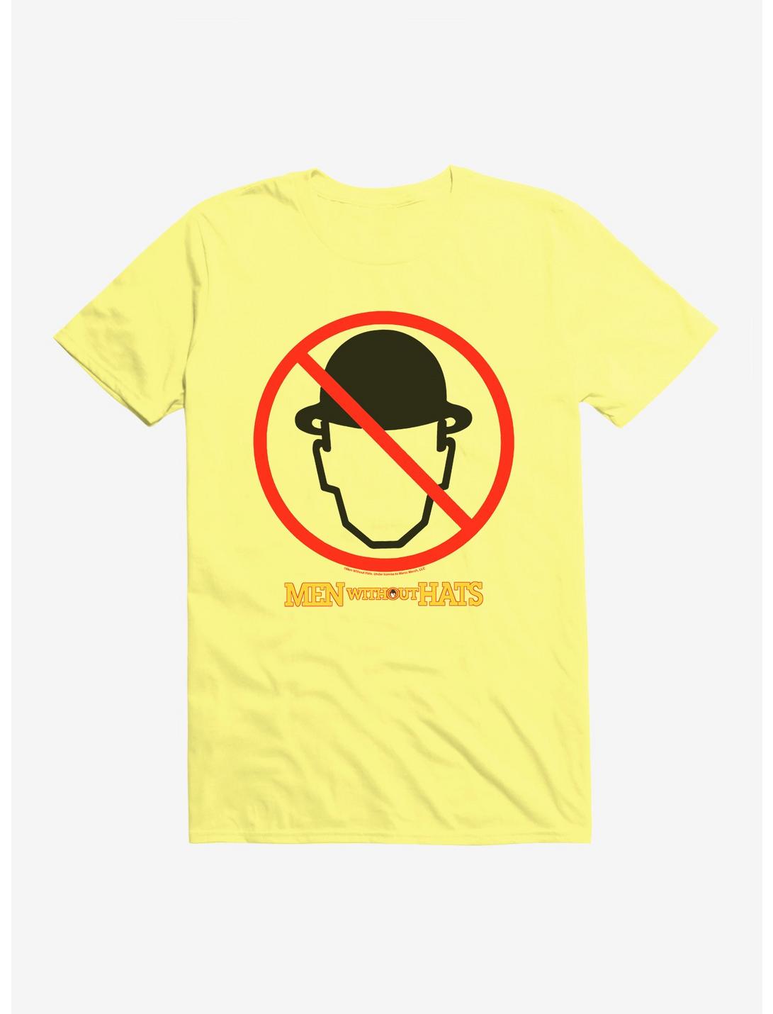 Men Without Hats Band Logo T-Shirt, SPRING YELLOW, hi-res