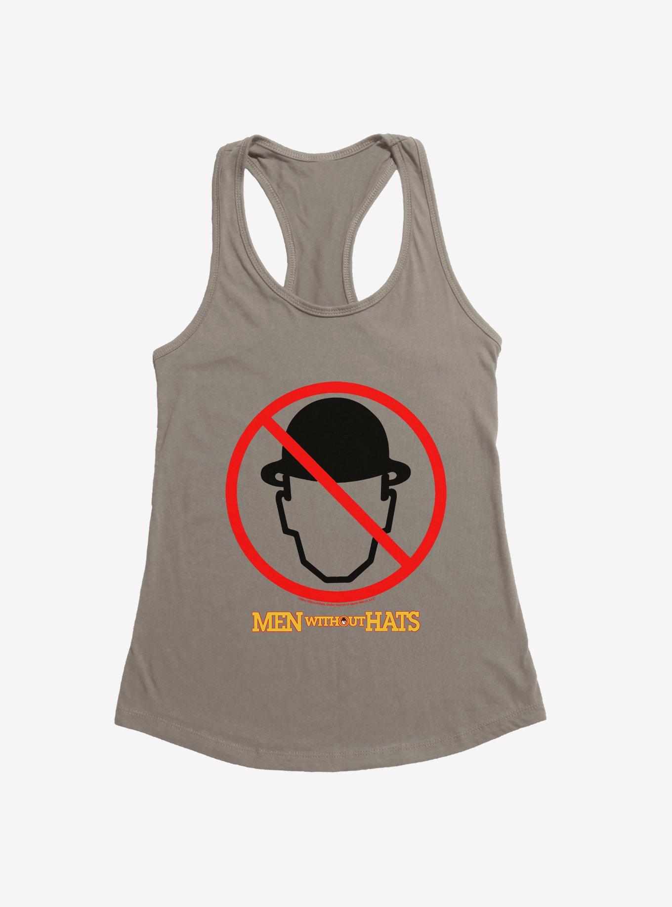 Men Without Hats Band Logo Girls Tank, WARM GRAY, hi-res