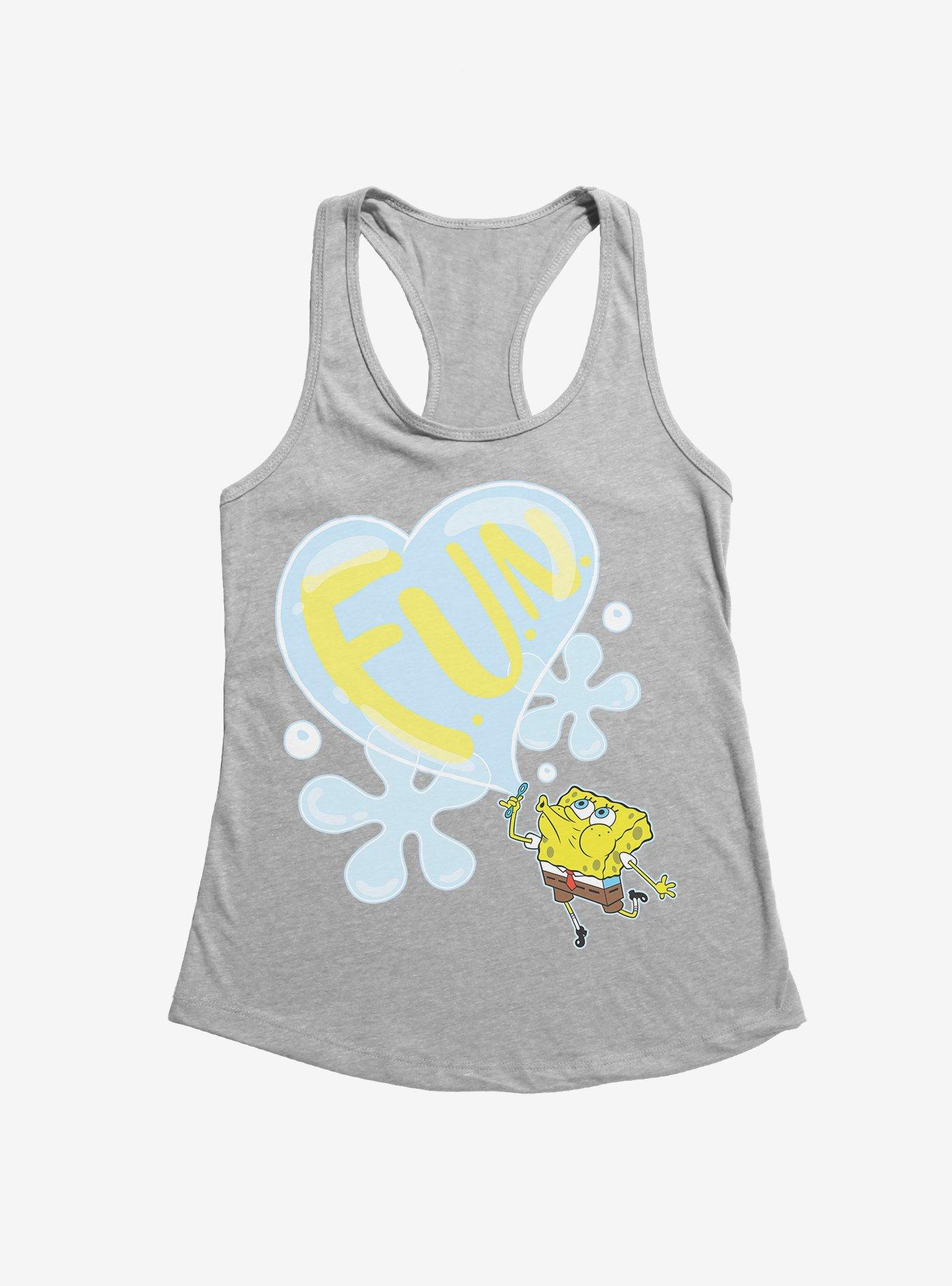 SpongeBob SquarePants Fun Bubble Girls Tank, HEATHER GREY, hi-res