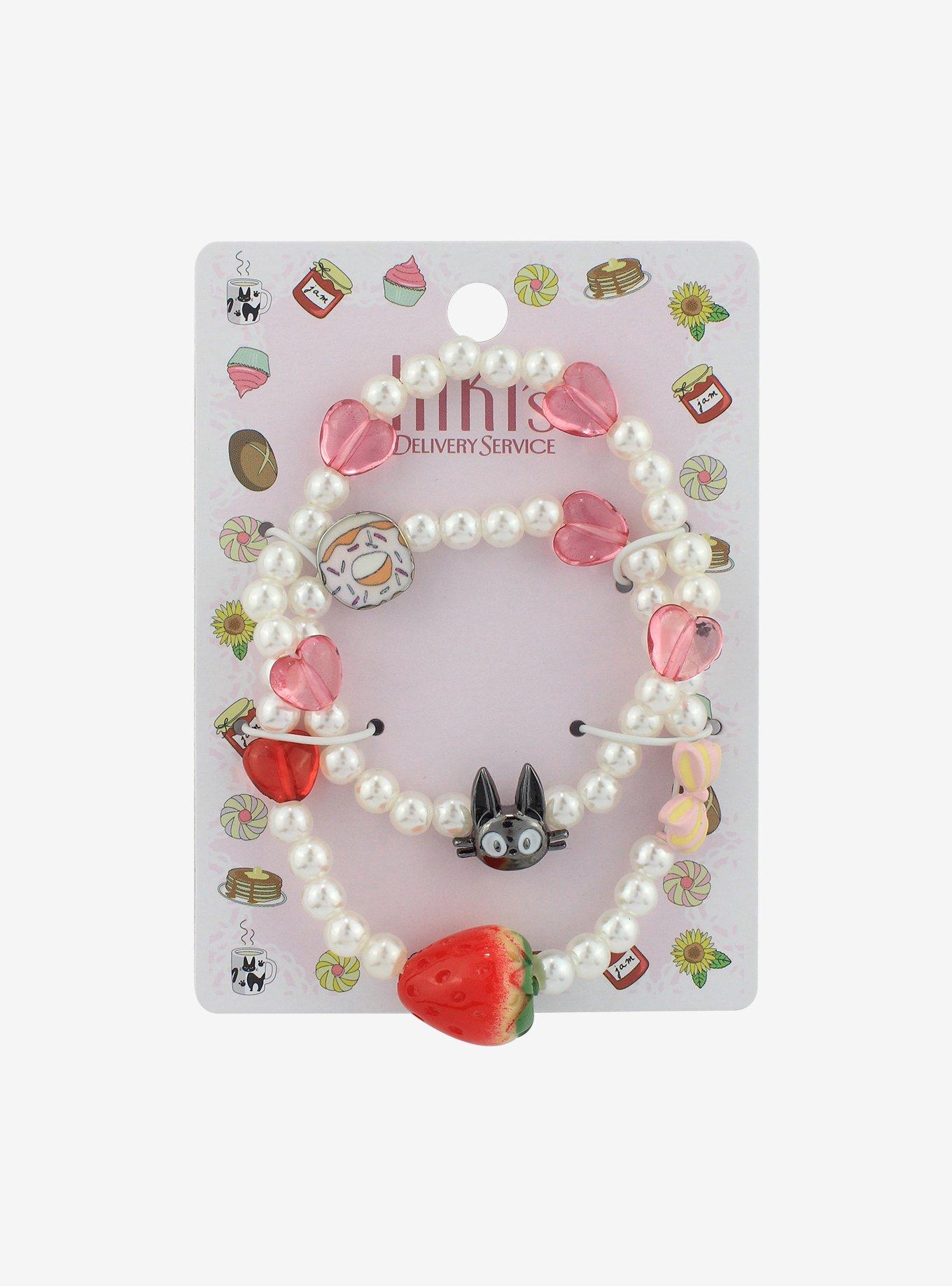 Studio Ghibli Kiki's Delivery Service Bakery Icon Beaded Bracelet Set, , hi-res