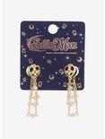 Sailor Moon Heart Front-Back Chain Earrings, , hi-res