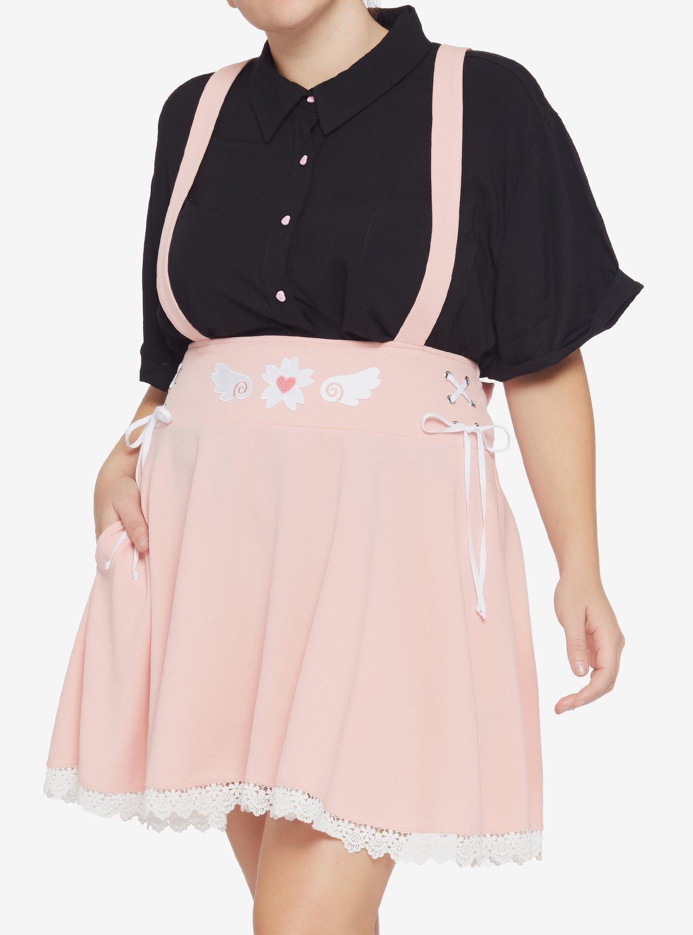 hot topic pink skirt