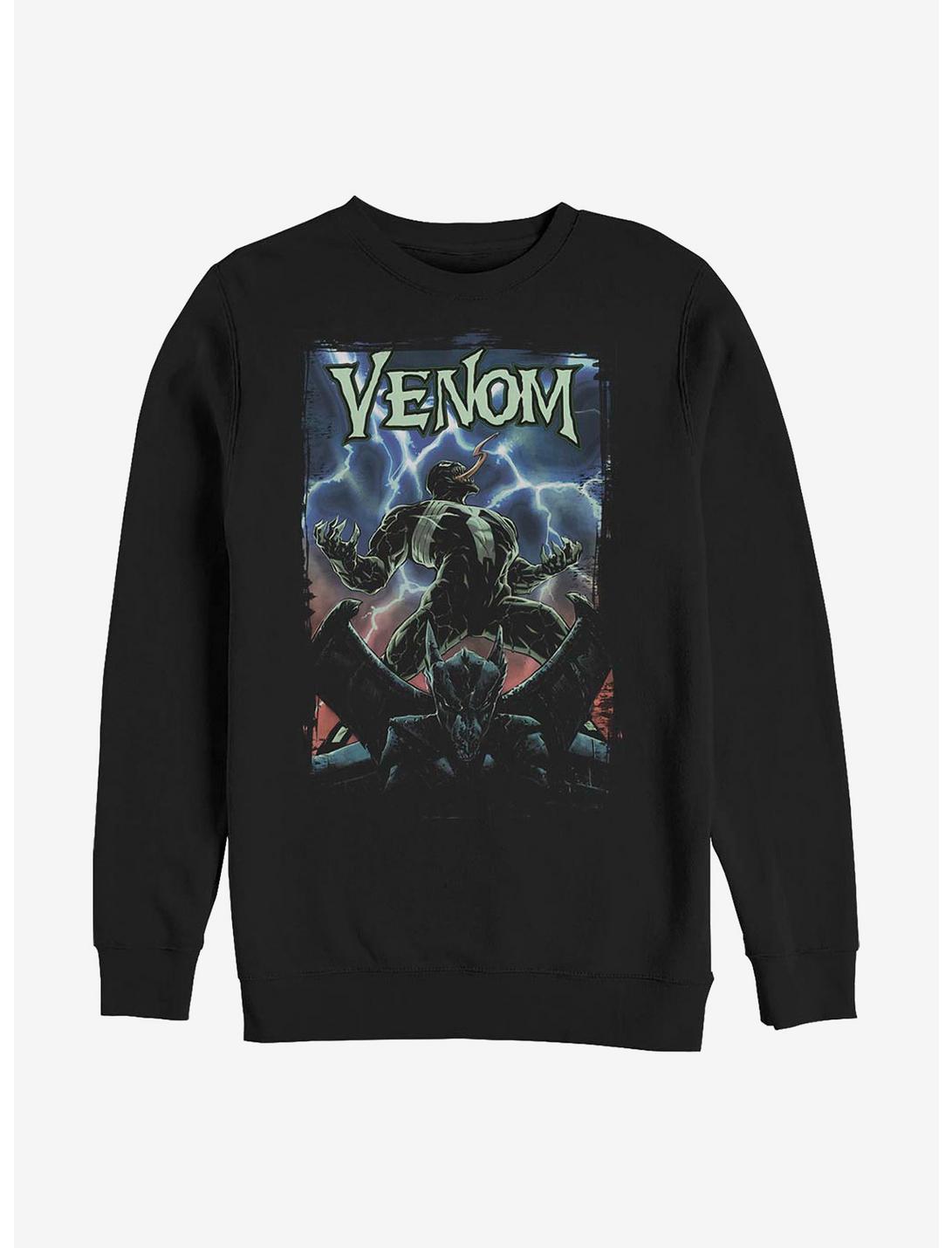 Marvel Venom: Let There Be Carnage Venom Cover Sweatshirt, BLACK, hi-res