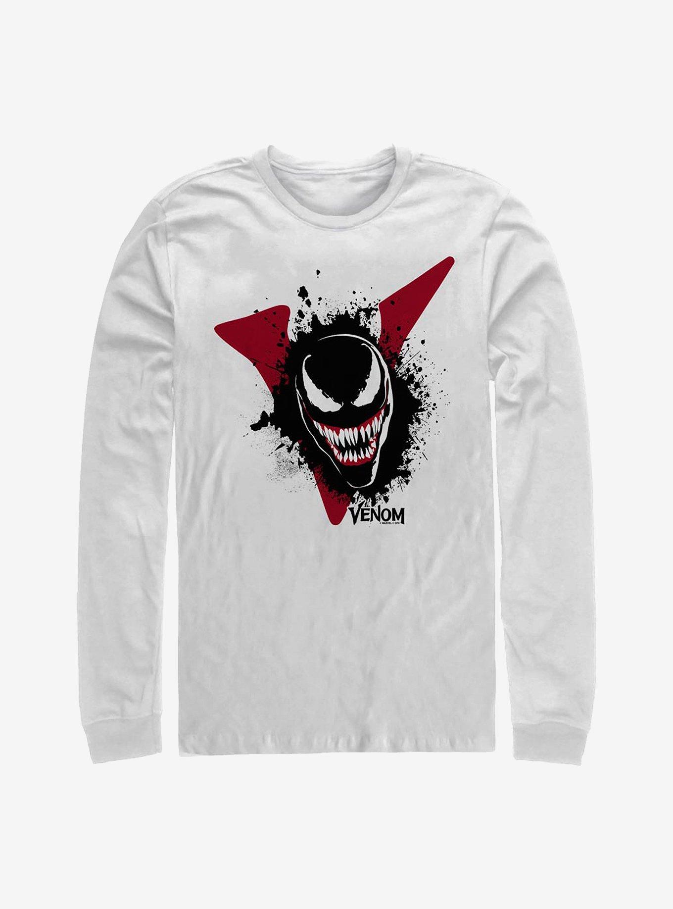 Marvel Venom: Let There Be Carnage Big V Venom Long-Sleeve T-Shirt, , hi-res