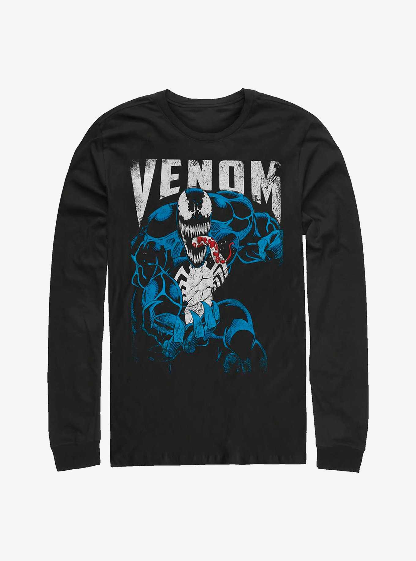 Marvel Venom: Let There Be Carnage Venom Grunge Long-Sleeve T-Shirt, , hi-res