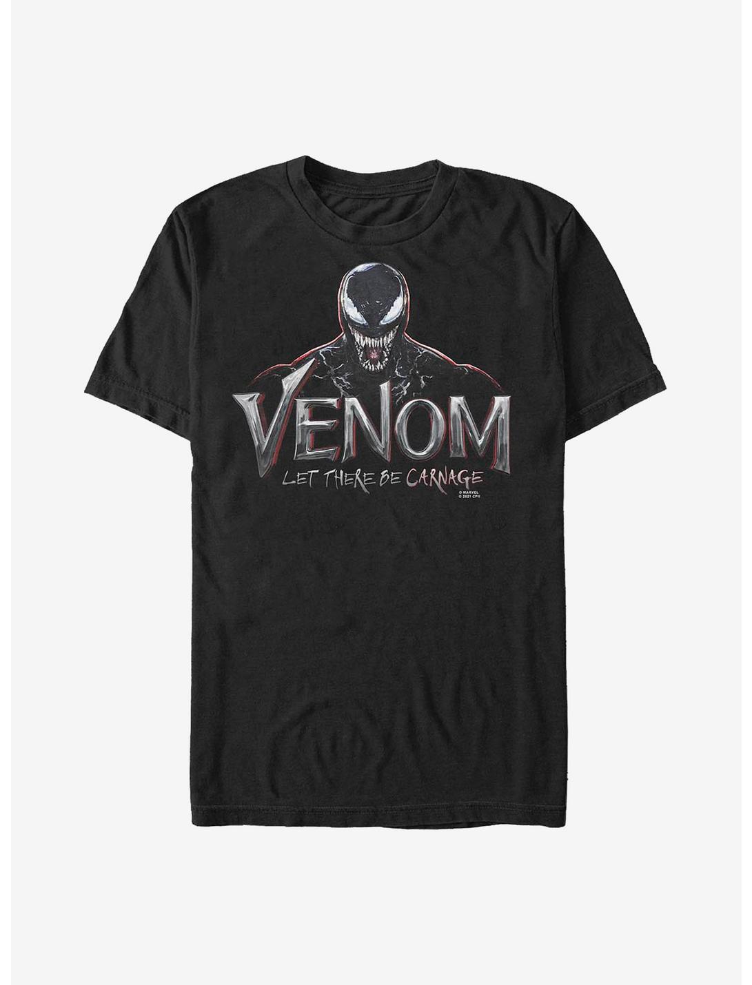 Marvel Venom: Let There Be Carnage Logo Grin T-Shirt, BLACK, hi-res