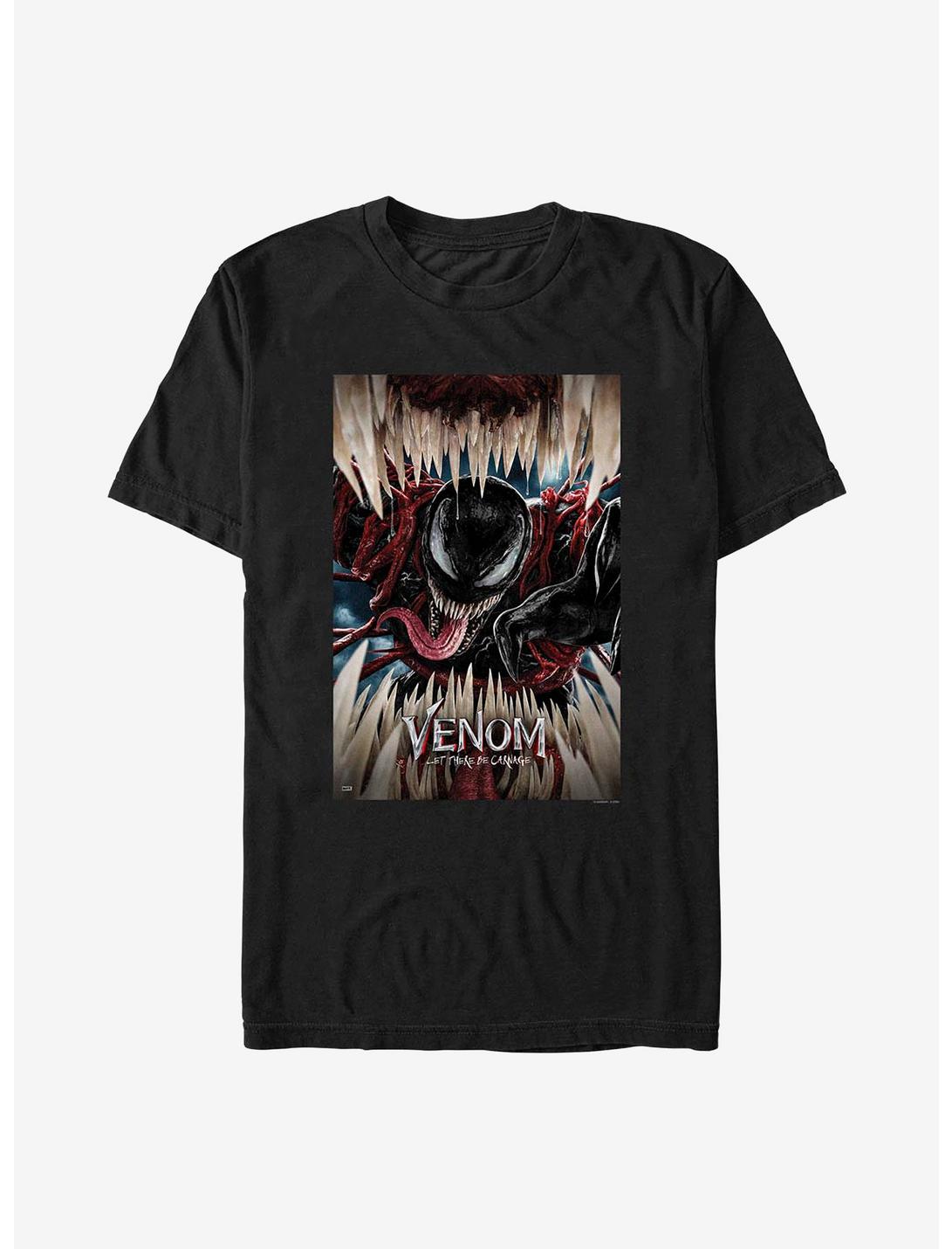 Marvel Venom: Let There Be Carnage Poster T-Shirt, BLACK, hi-res