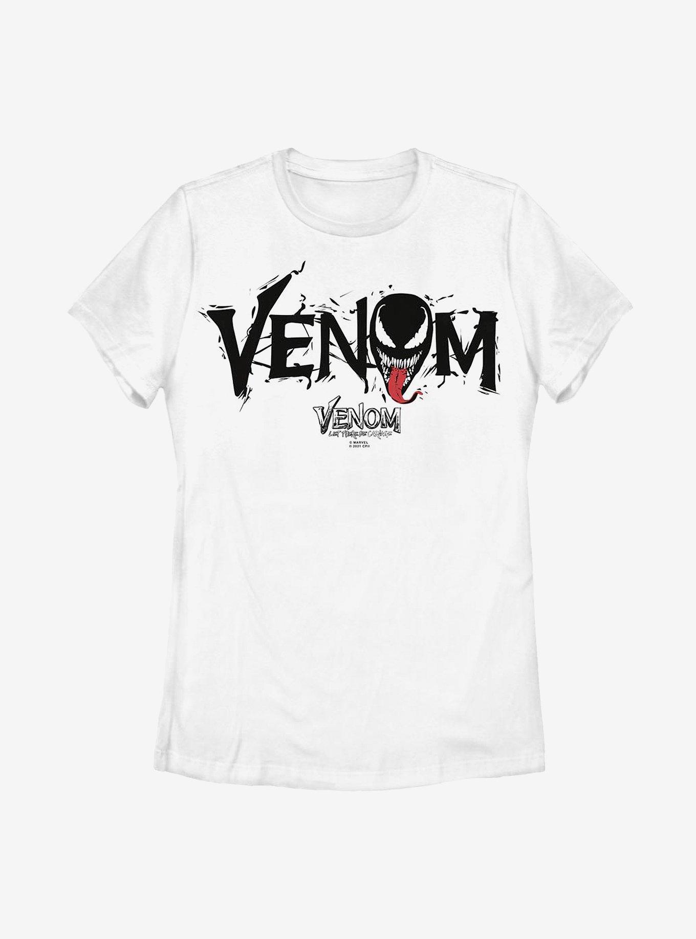 Marvel Venom: Let There Be Carnage Black Webs Womens T-Shirt, WHITE, hi-res