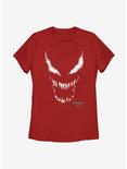 Marvel Venom: Let There Be Carnage Big Face Womens T-Shirt, RED, hi-res