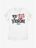 Marvel Venom: Let There Be Carnage Splattered Heart Womens T-Shirt, WHITE, hi-res