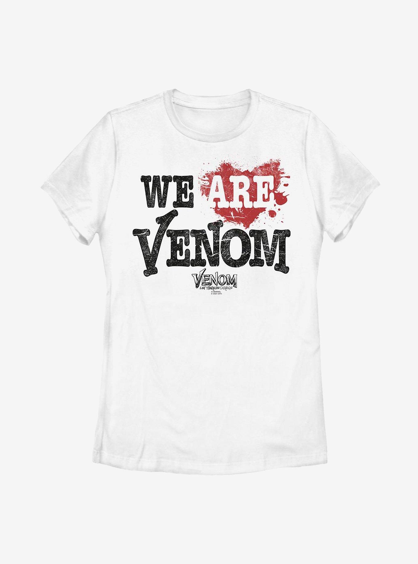 Marvel Venom: Let There Be Carnage Splattered Heart Womens T-Shirt, , hi-res