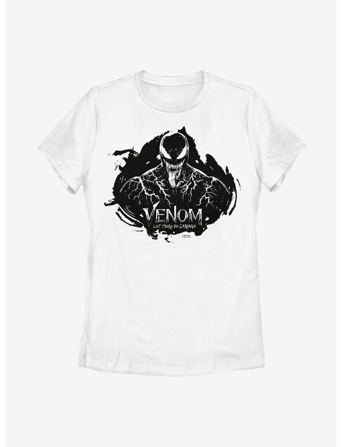 Marvel Venom: Let There Be Carnage Venom Spill Womens T-Shirt, WHITE, hi-res