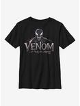 Marvel Venom: Let There Be Carnage Logo Grin Youth T-Shirt, BLACK, hi-res