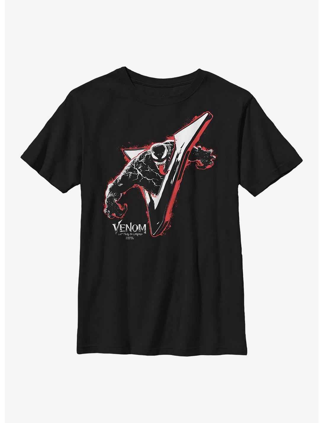 Marvel Venom: Let There Be Carnage Venom V Youth T-Shirt, BLACK, hi-res