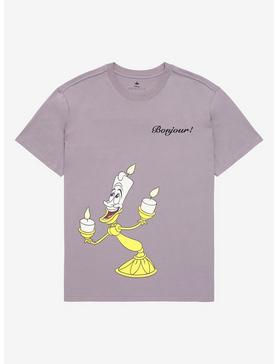 Disney Beauty and the Beast Lumiere Bonjour T-Shirt - BoxLunch Exclusive, , hi-res