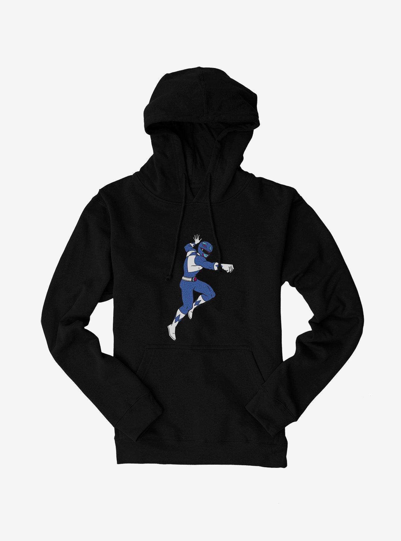 Mighty Morphin Power Rangers Blue Ranger Attack Hoodie, , hi-res