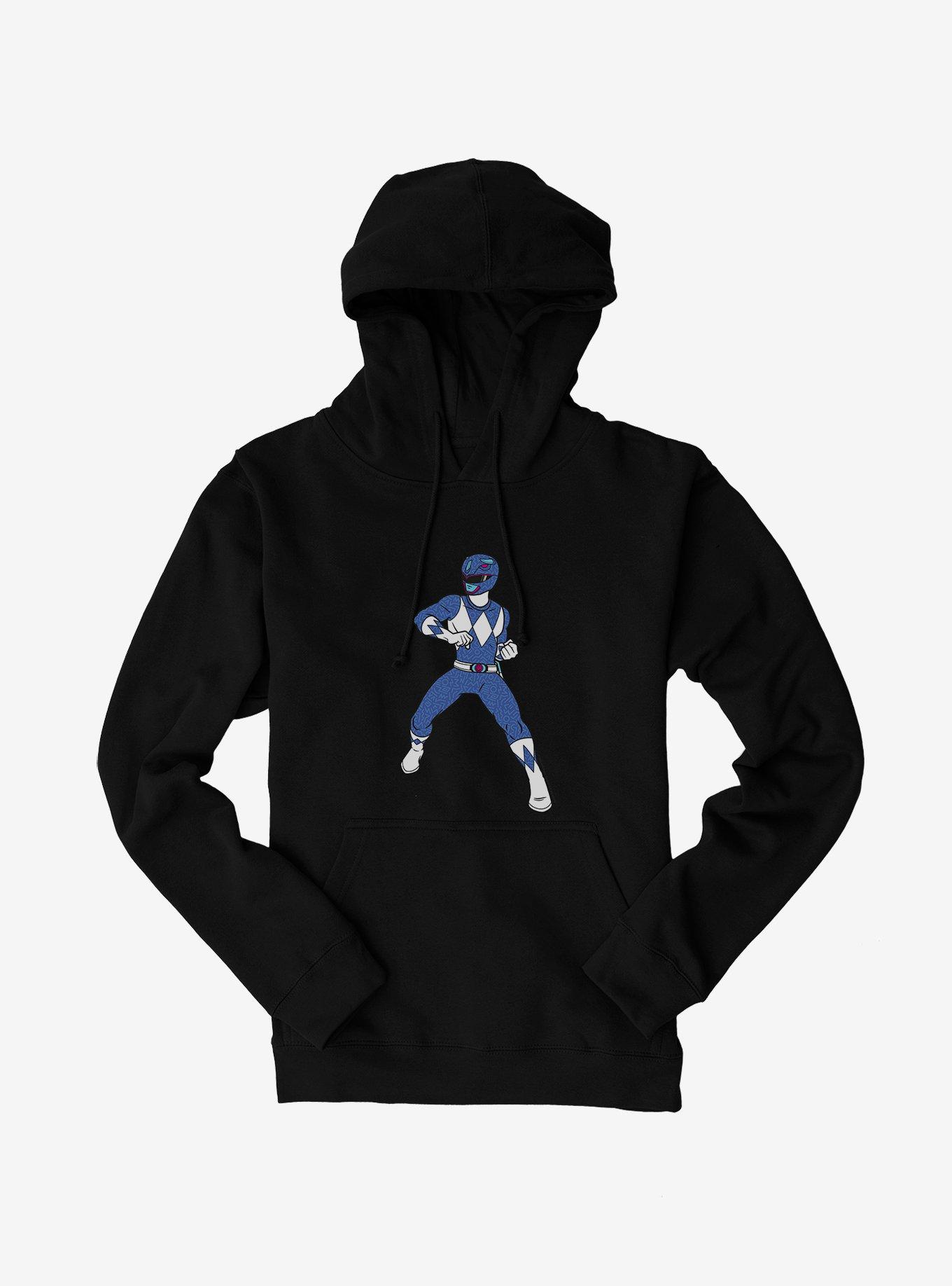 Mighty Morphin Power Rangers Blue Ranger Defense Move Hoodie, , hi-res
