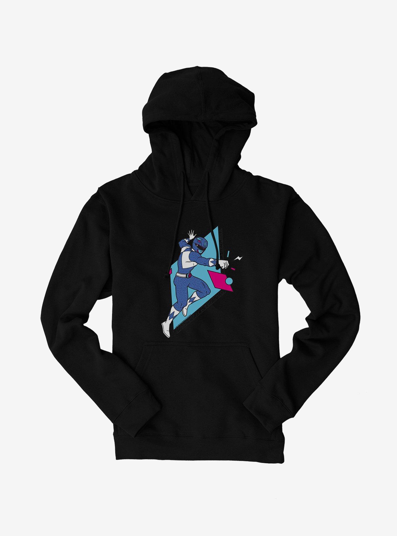 Mighty Morphin Power Rangers Blue Ranger Punch Move Hoodie, , hi-res