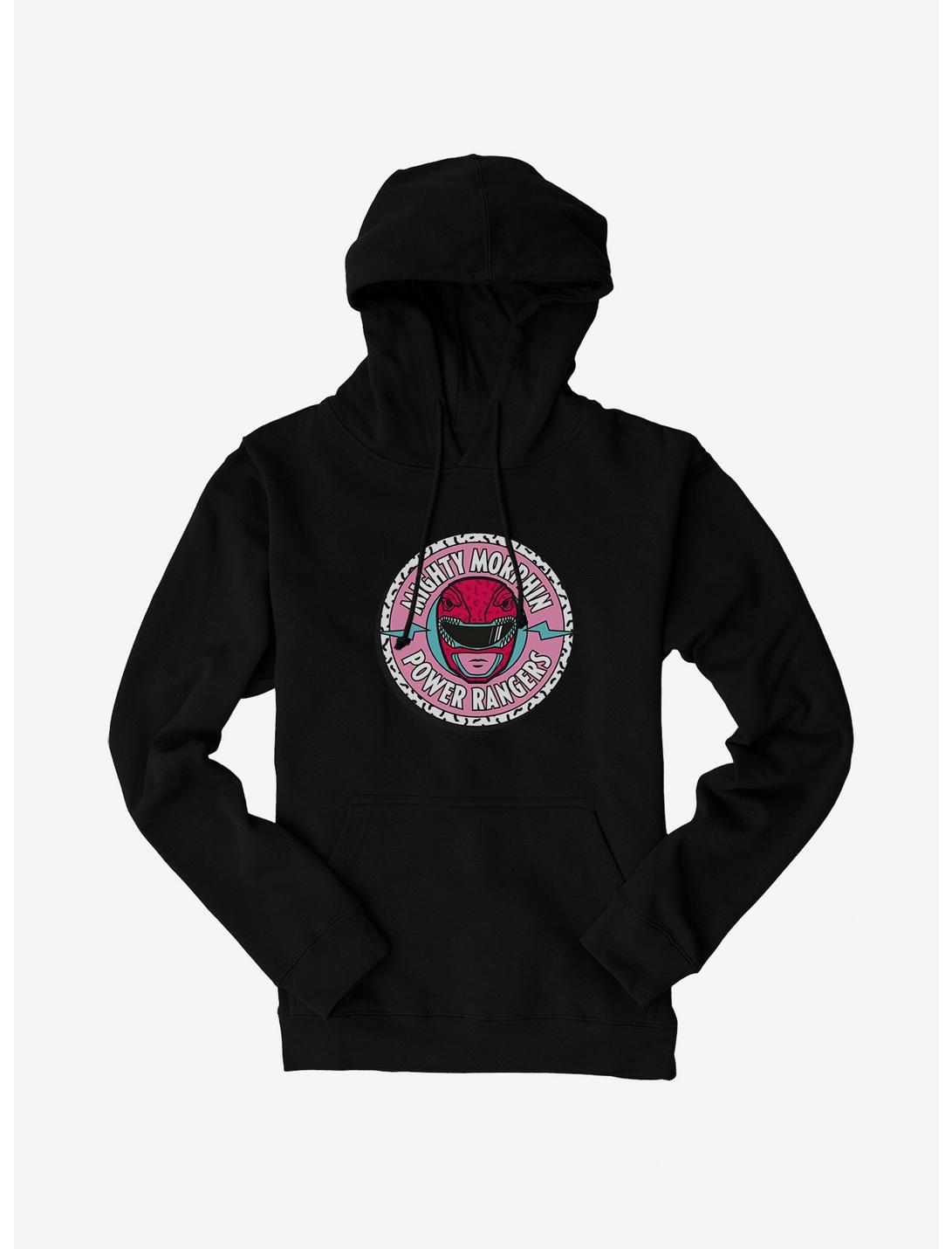 Mighty Morphin Power Rangers Red Ranger Mask Circle Hoodie, , hi-res