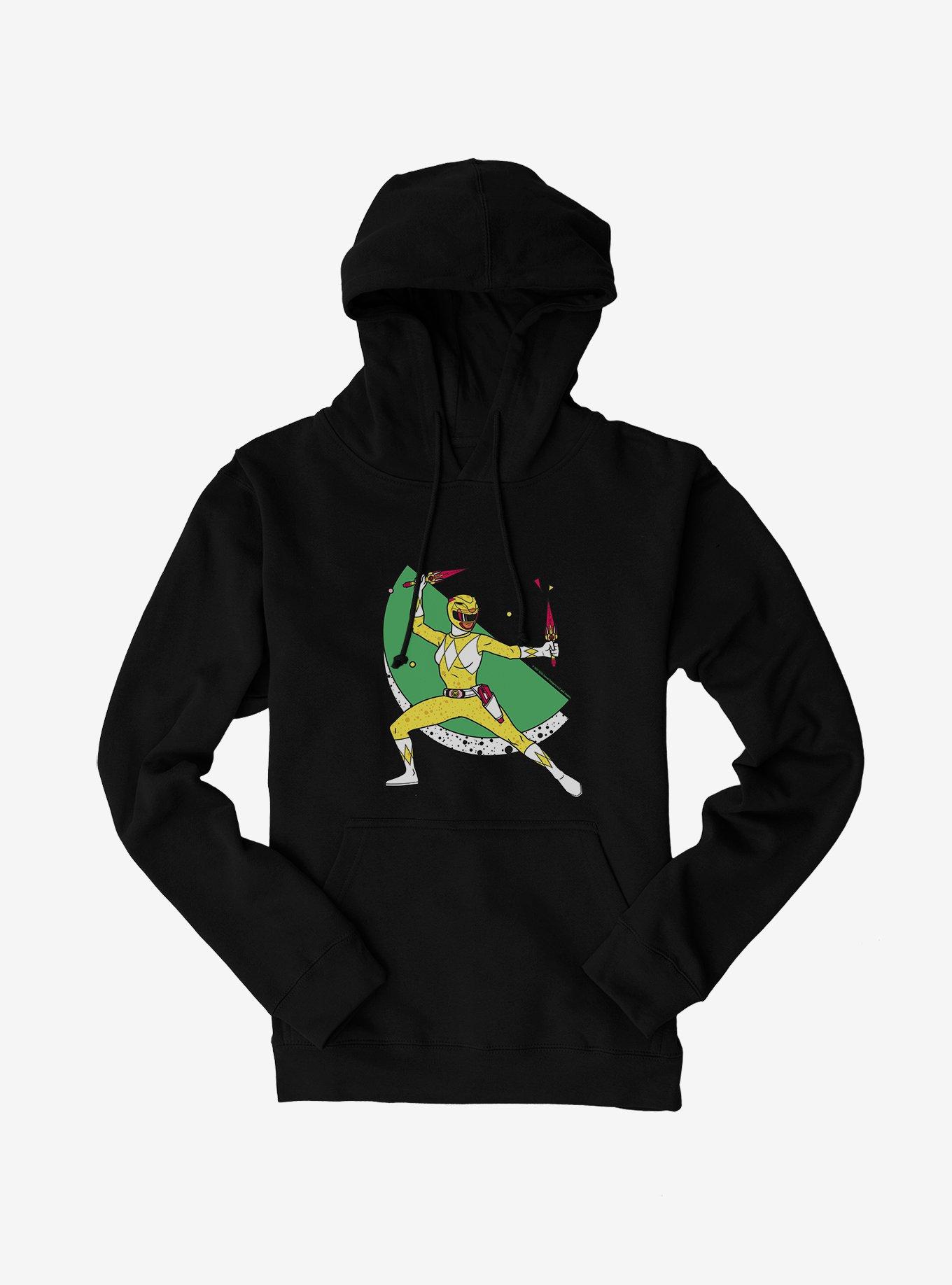 Mighty Morphin Power Rangers Yellow Ranger Offense Hoodie, , hi-res