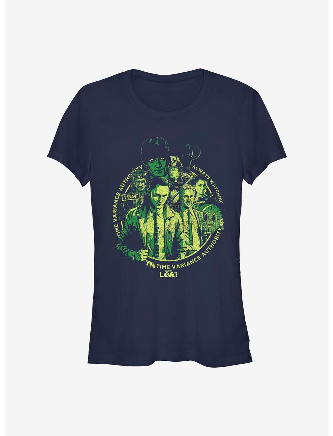 Marvel Loki Agents Of Time Girls T-Shirt, NAVY, hi-res