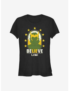 Marvel Loki Believe Girls T-Shirt, BLACK, hi-res
