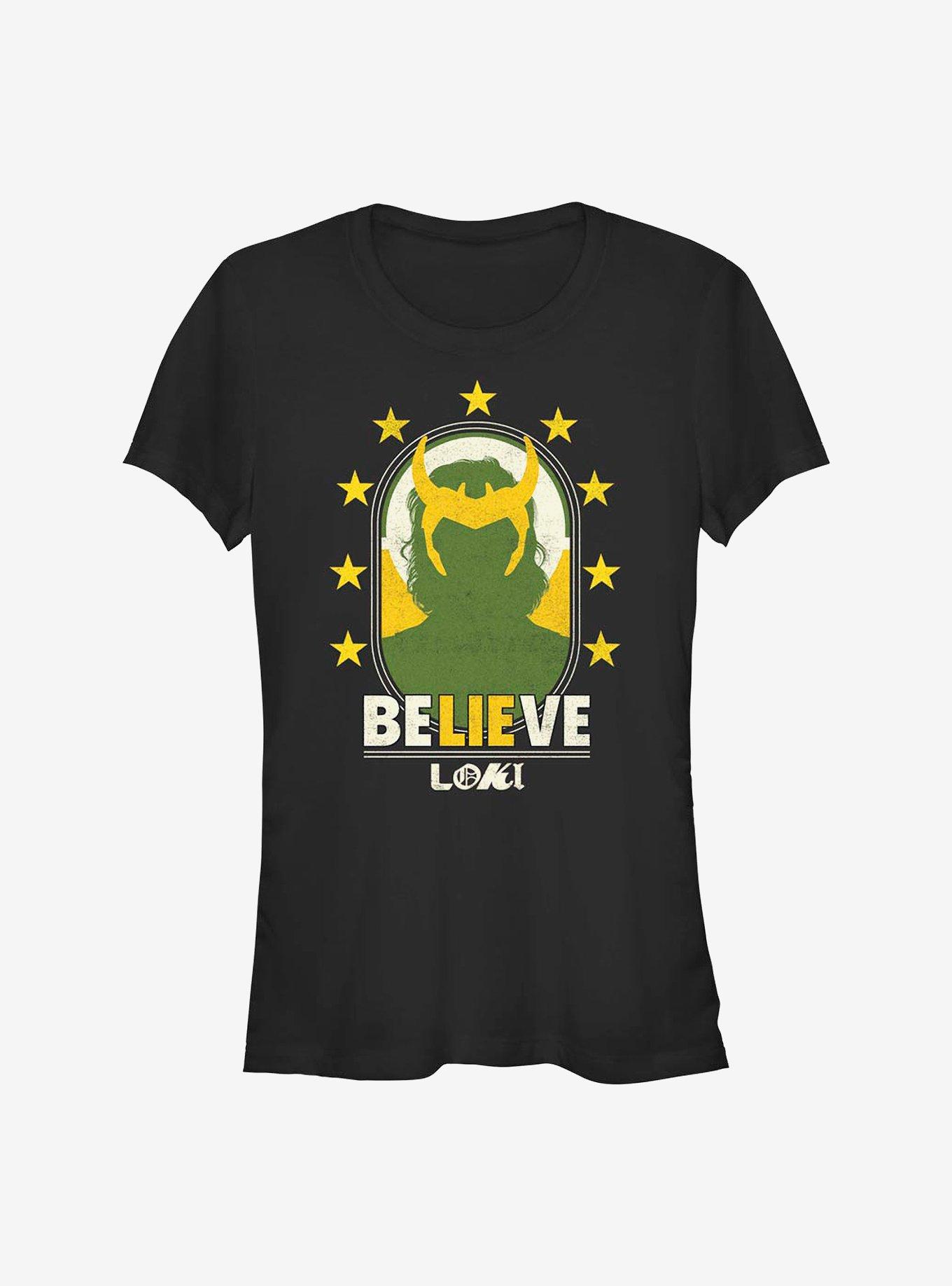Marvel Loki Believe Girls T-Shirt, , hi-res