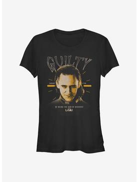 Marvel Loki Charged Guilty Girls T-Shirt, BLACK, hi-res