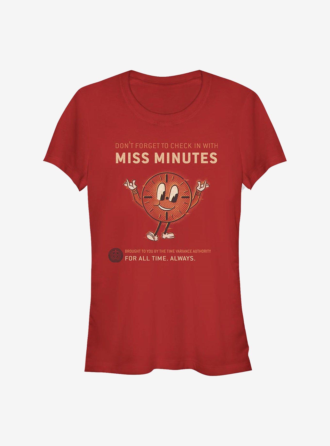 Marvel Loki Check With Miss Minutes Girls T-Shirt