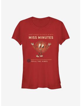 Marvel Loki Check In With Miss Minutes Girls T-Shirt, , hi-res