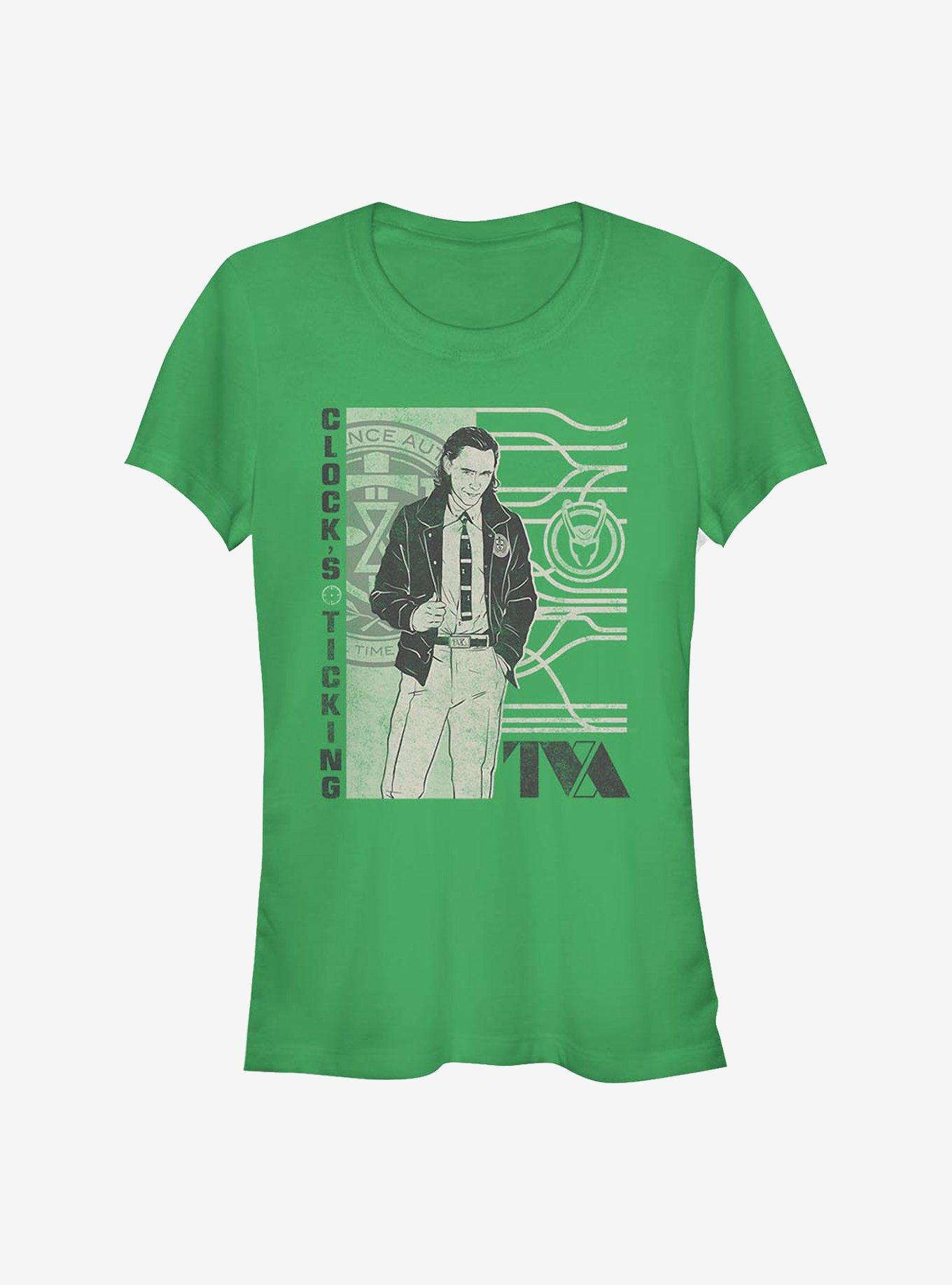 Marvel Loki Clock's Ticking Girls T-Shirt, , hi-res
