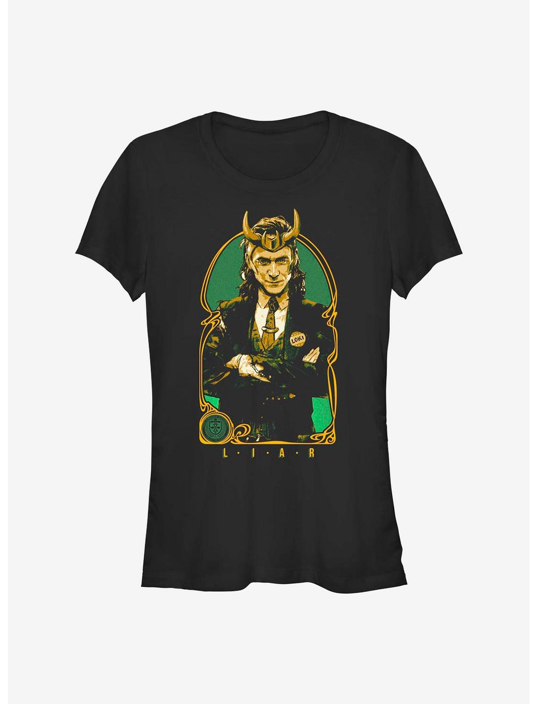 Marvel Loki Liar Girls T-Shirt, BLACK, hi-res