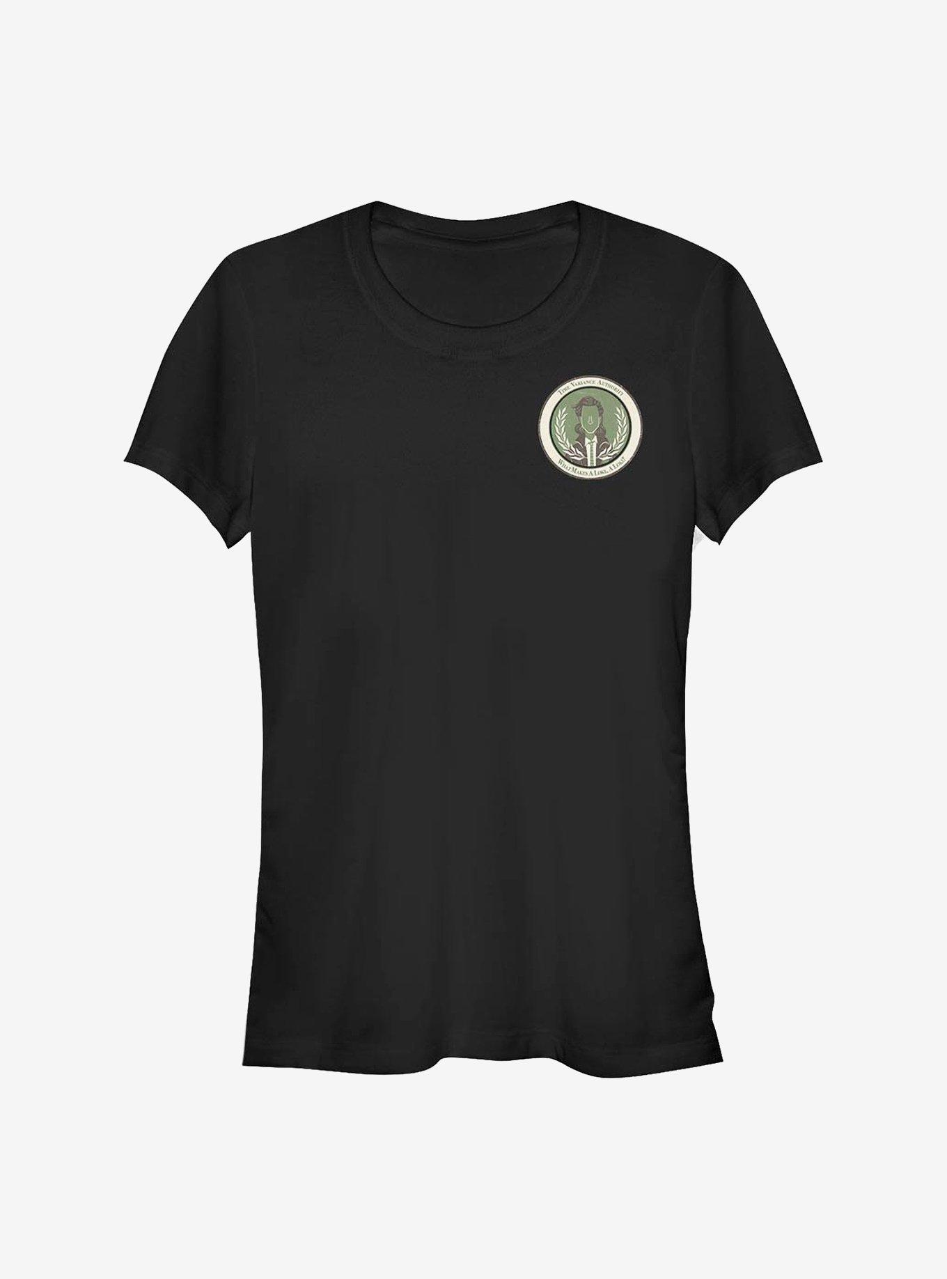 Marvel Loki Badge Girls T-Shirt, BLACK, hi-res