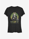 Marvel Loki Circle Believe Girls T-Shirt, BLACK, hi-res
