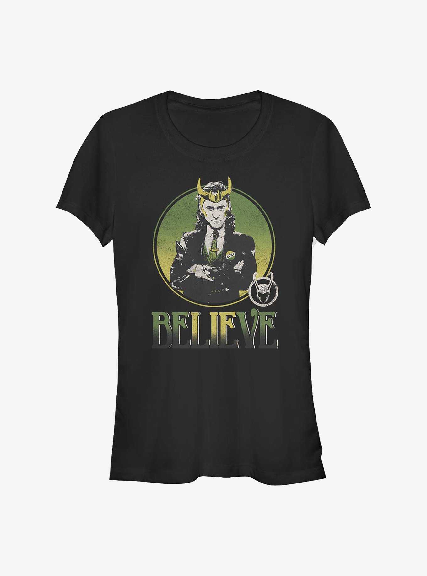 Marvel Loki Circle Believe Girls T-Shirt, , hi-res