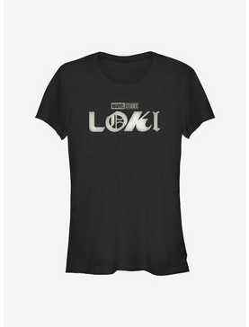 Marvel Loki Logo Film Grain Girls T-Shirt, , hi-res