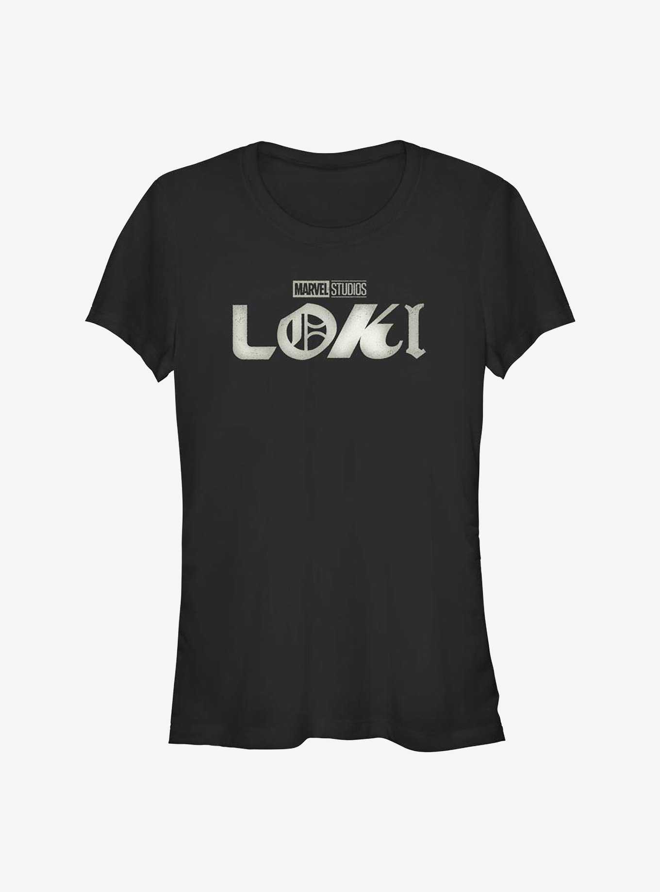 Marvel Loki Logo Film Grain Girls T-Shirt, , hi-res
