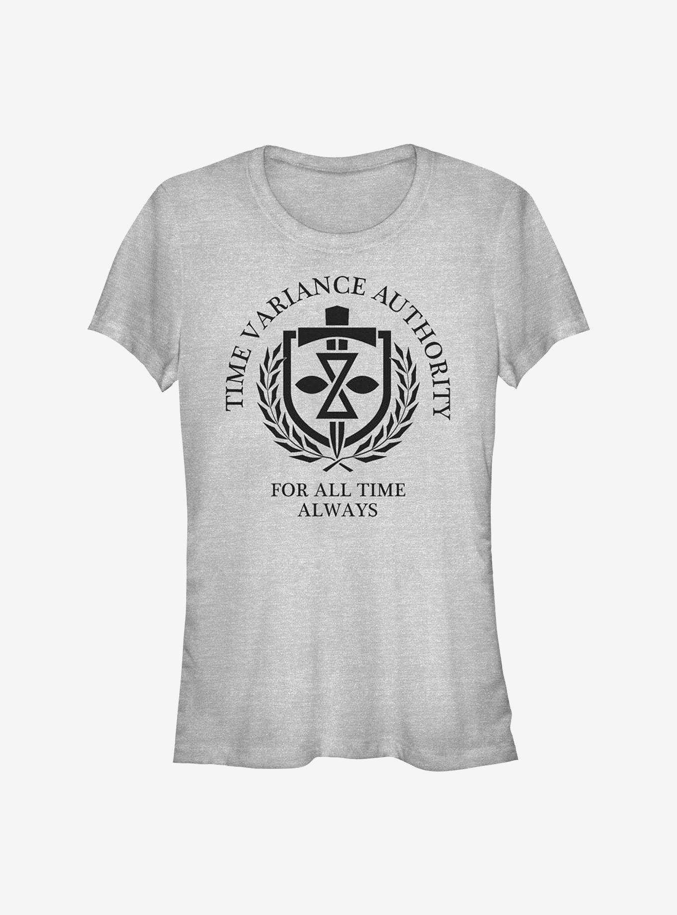 Marvel Loki Time Variance Authority Girls T-Shirt, ATH HTR, hi-res