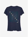 Marvel Loki Variant Location Girls T-Shirt, NAVY, hi-res