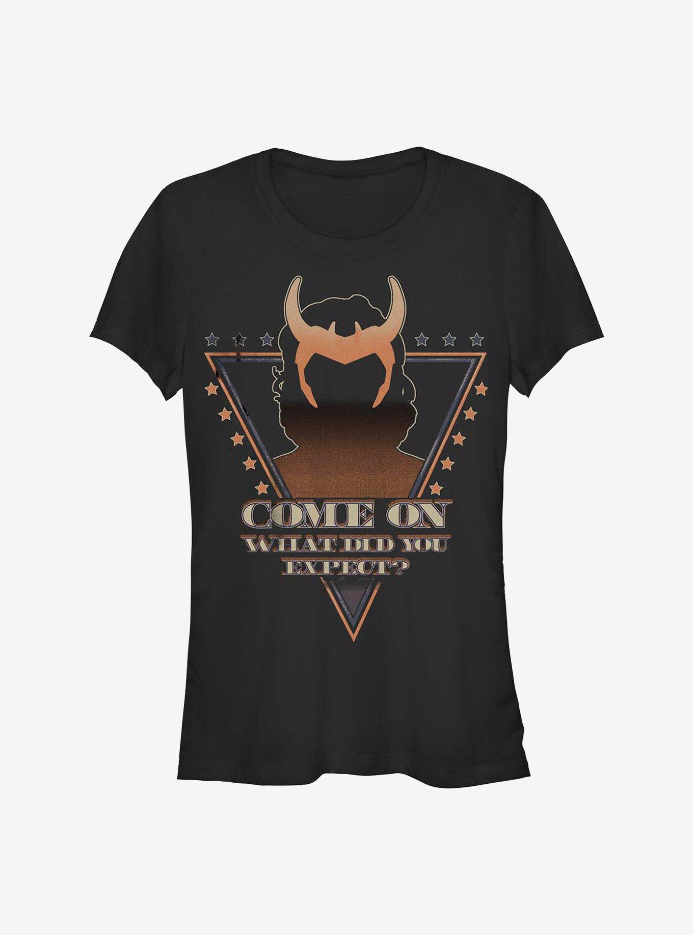 Marvel Loki What Did You Expect? Girls T-Shirt, BLACK, hi-res