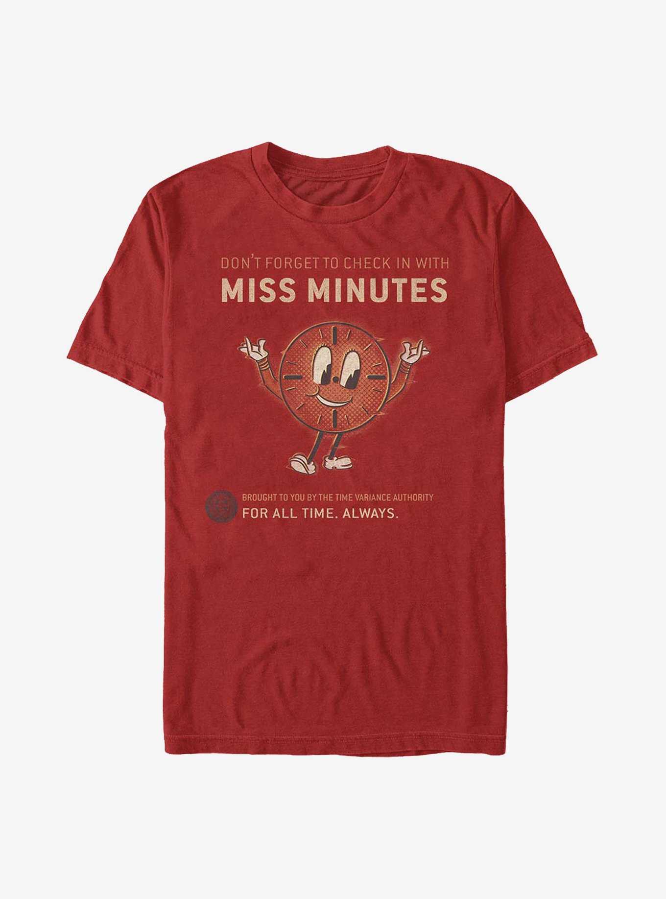 Marvel Loki Check In With Miss Minutes T-Shirt, , hi-res