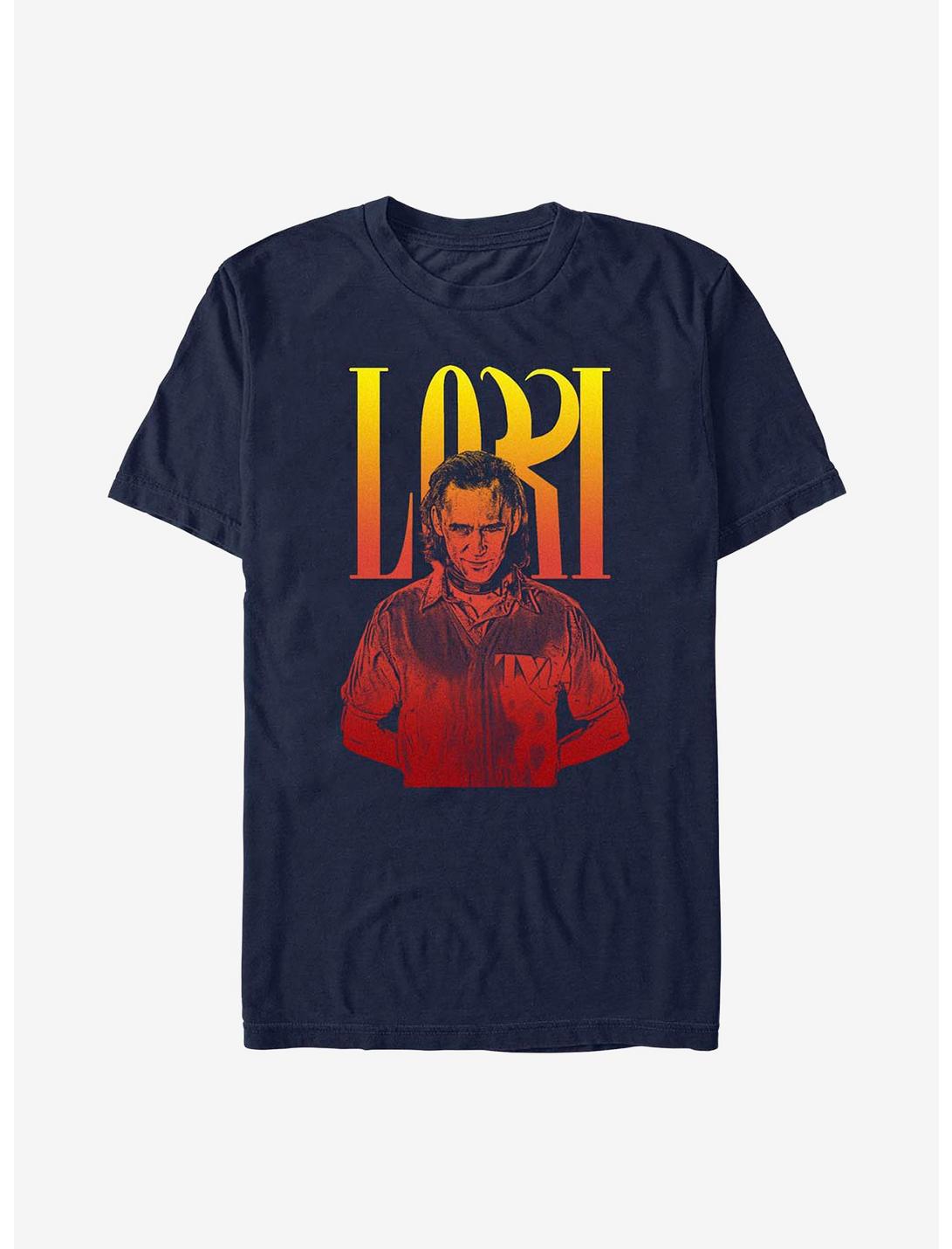 Marvel Loki Fierce Pose T-Shirt, NAVY, hi-res