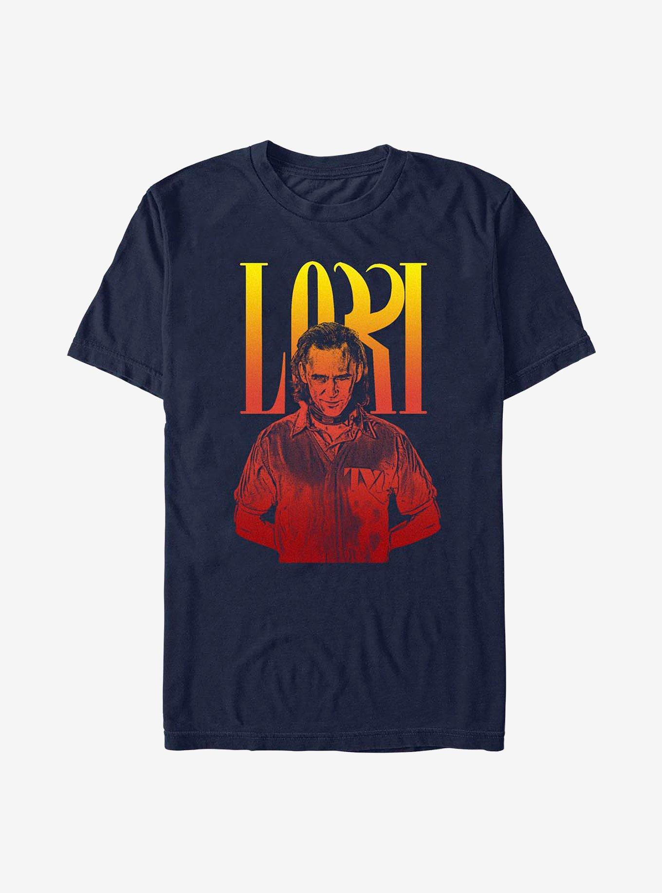 Marvel Loki Fierce Pose T-Shirt, NAVY, hi-res