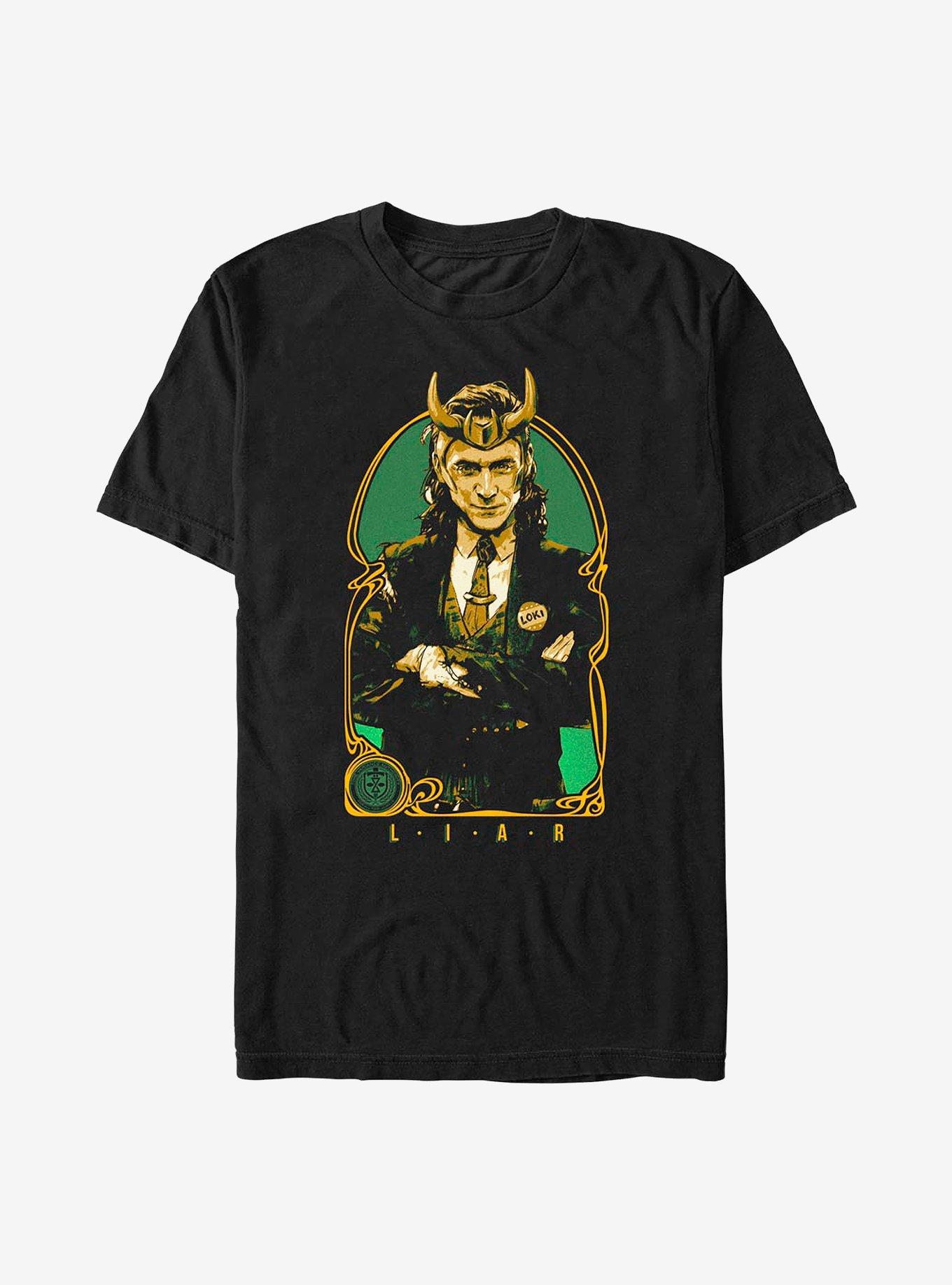 Marvel Loki Liar T-Shirt, BLACK, hi-res
