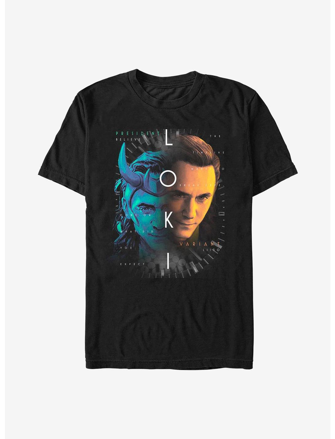 Marvel Loki Choices T-Shirt, BLACK, hi-res
